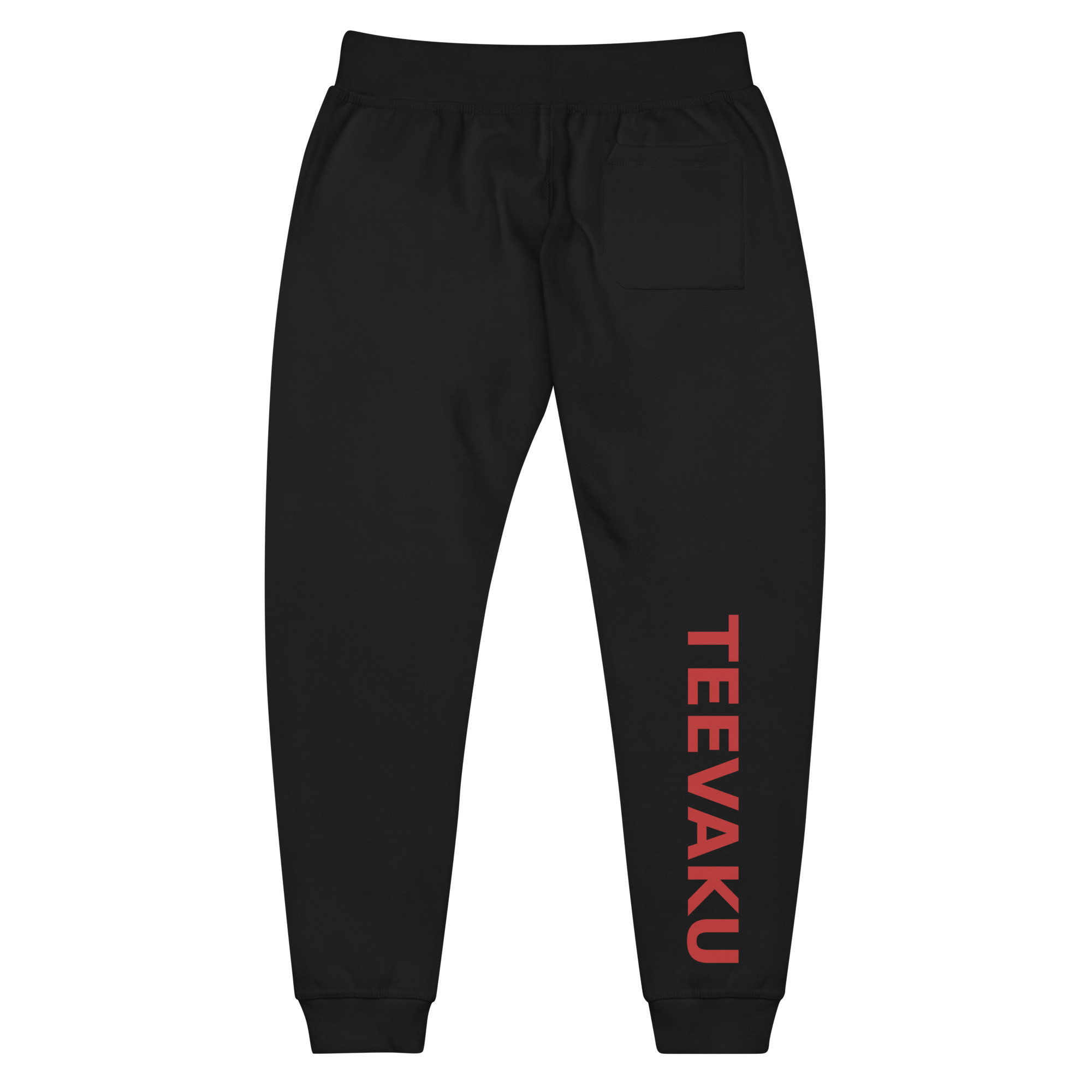unisex-fleece-sweatpants-black-back-65b3651abadcc.jpg TEEVAKU Official fleece sweatpants - Image 2