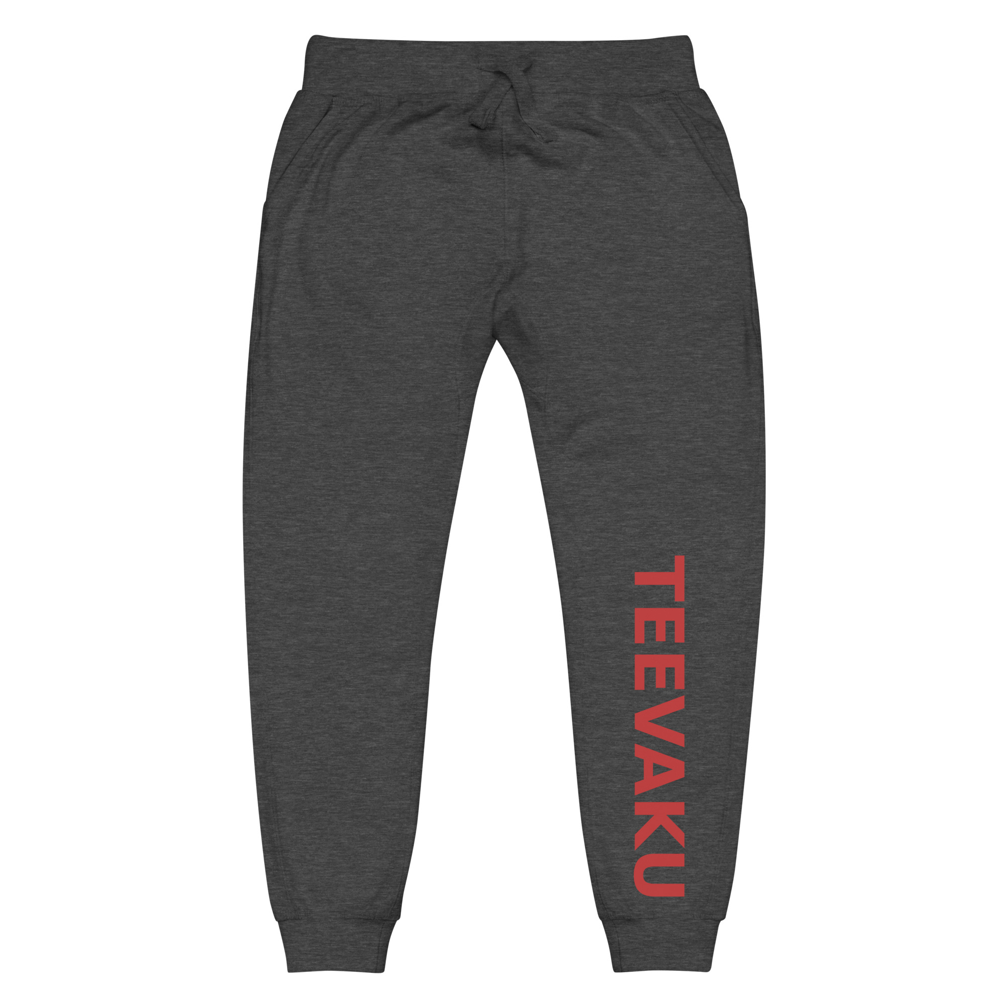 unisex-fleece-sweatpants-charcoal-heather-front-65b3651abb184.jpg TEEVAKU Official fleece sweatpants - Image 5