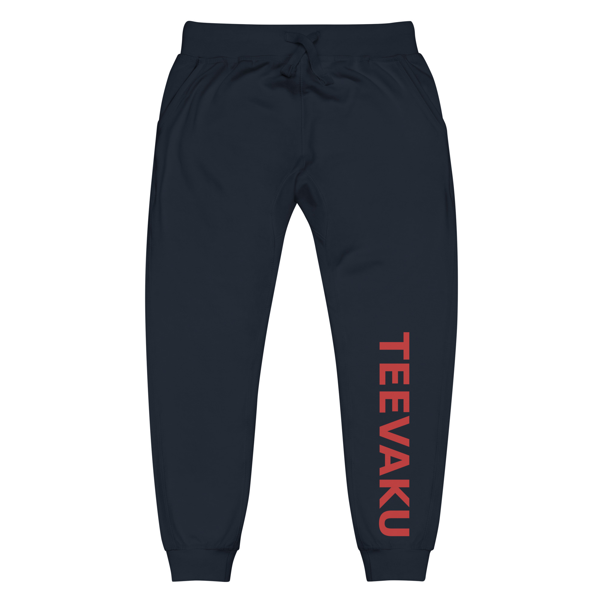 unisex-fleece-sweatpants-navy-blazer-front-65b3651abaee9.jpg TEEVAKU Official fleece sweatpants - Image 3